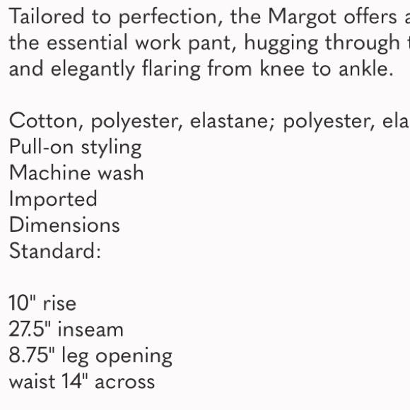 - Anthropologie The Margot Kick-Flare Cropped Pants XS Black Floral - Picture 4 of 5